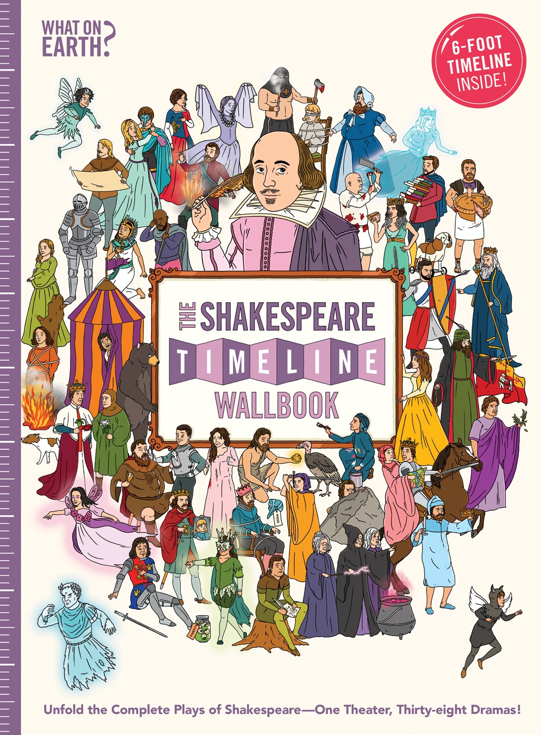 The Shakespeare Timeline Wallbook: Unfold the Complete Plays of ShakespeareOne Theater, Thirtyeight Dramas! (Timeline Wallbook,Used