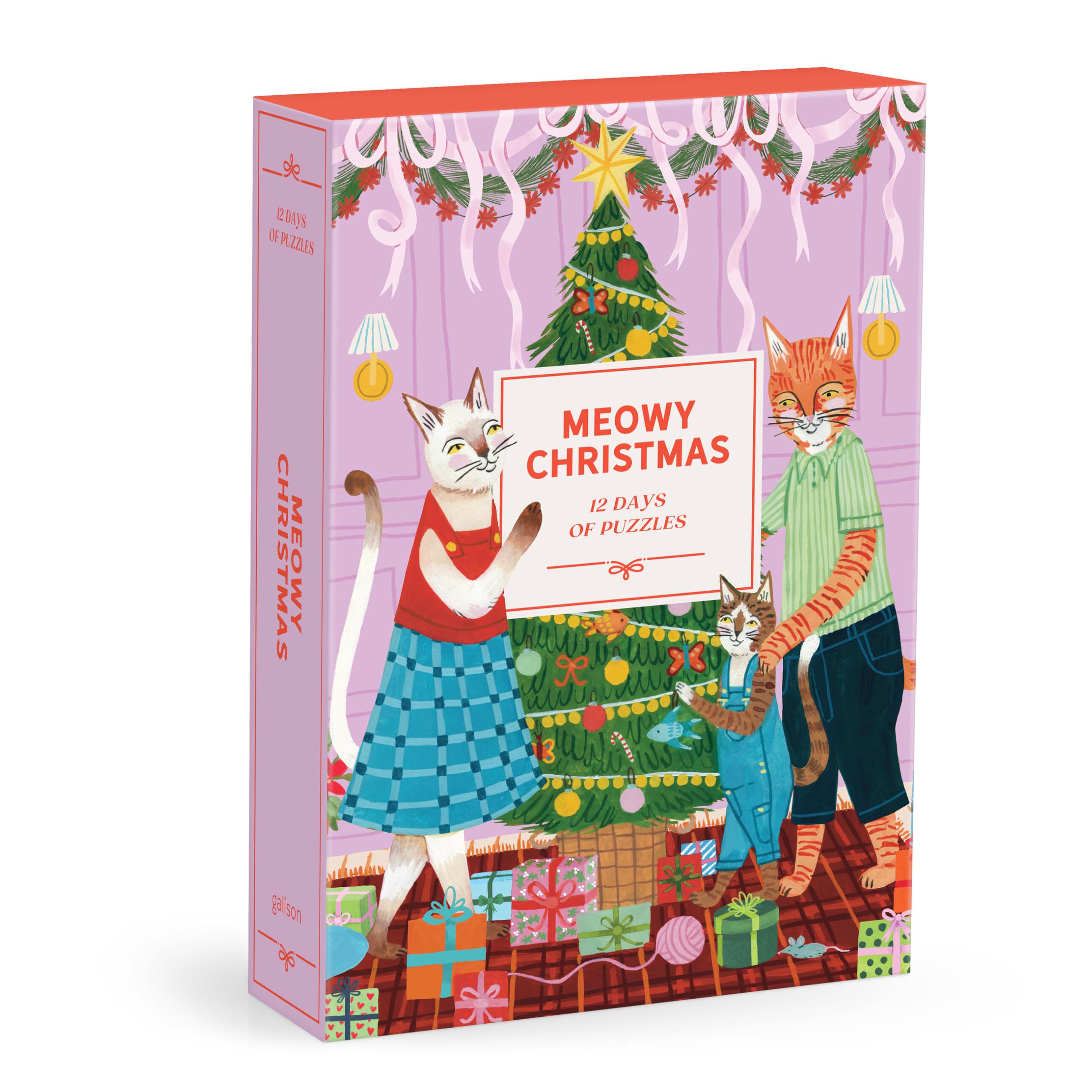 Meowy Xmas 12 Days Of Puzzles 500Pc Coun