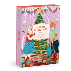 Meowy Xmas 12 Days Of Puzzles 500Pc Coun
