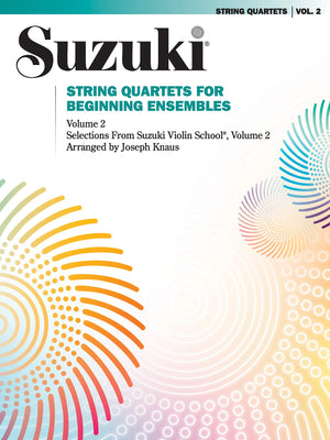 String Quartets For Beginning Ensembles, Vol. 2 (Suzuki Violin School)