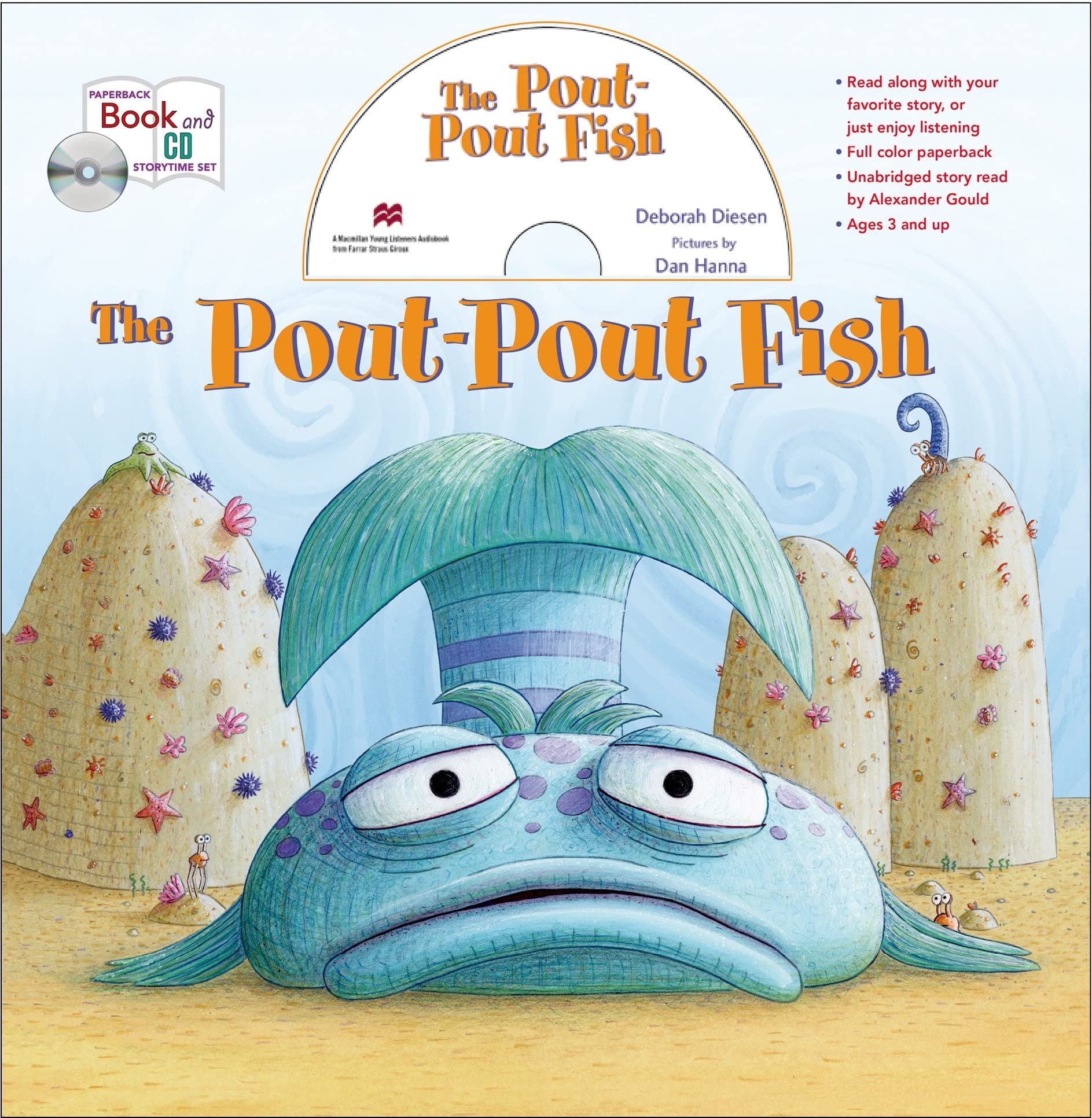 The PoutPout Fish book and CD storytime set (A PoutPout Fish Adventure),New