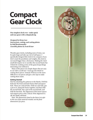 Making Wooden Gear Clocks: 6 Cool Contraptions That Really Keep Time (Fox Chapel Publishing) StepbyStep Projects for Handmade ,Used