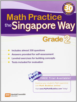 Math Practice the Singapore Way, Grade 2,Used