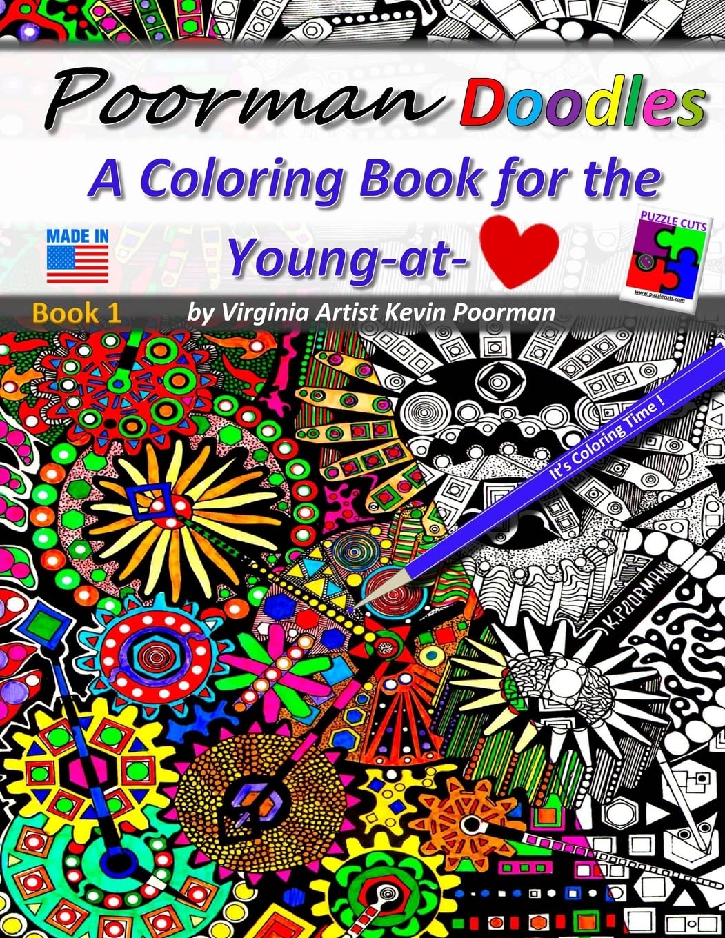 Poorman Doodles: A Coloring Book for Grown Ups,Used