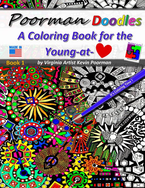 Poorman Doodles: A Coloring Book for Grown Ups,Used