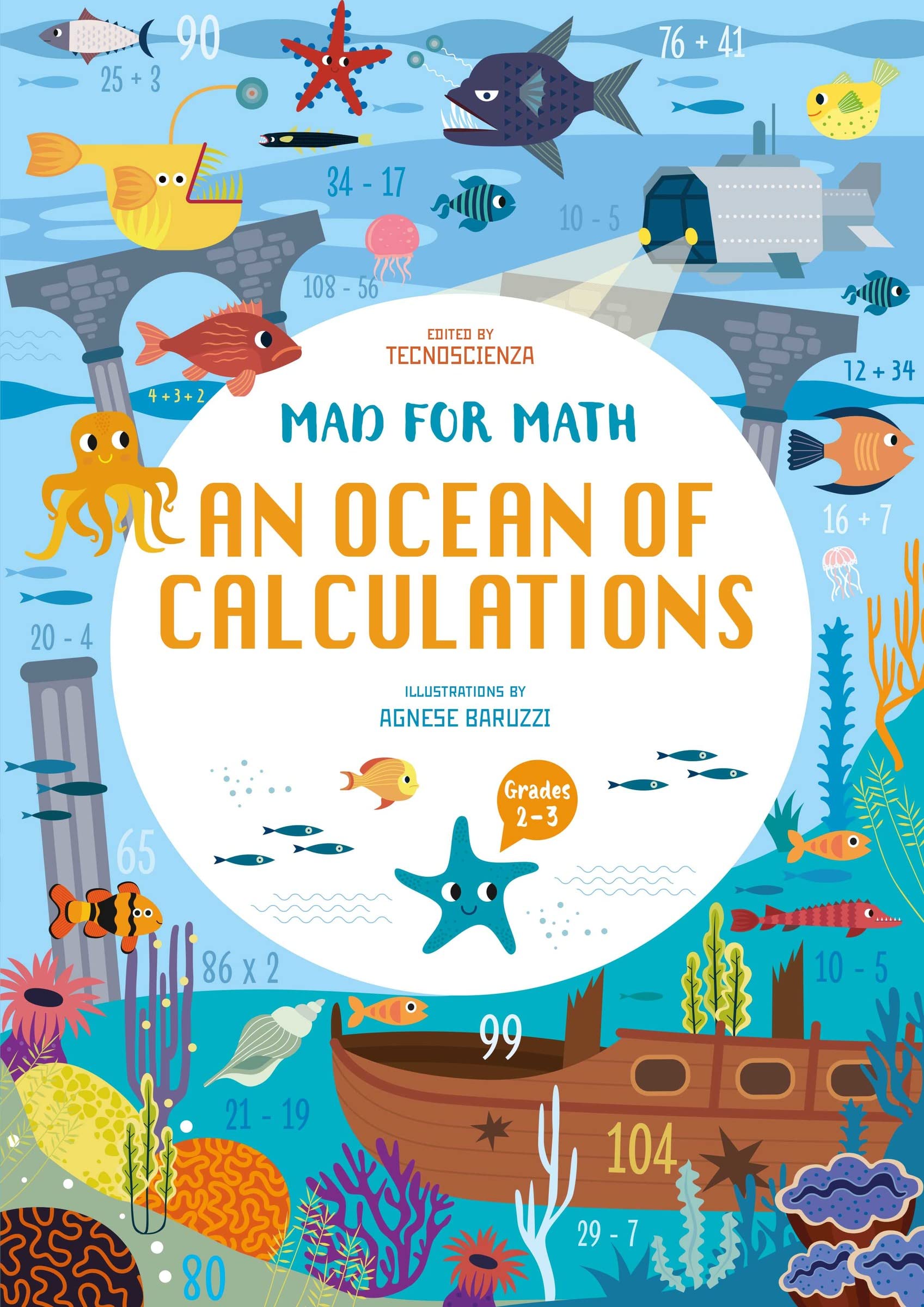 Mad For Math: An Ocean Of Calculations: A Math Calculation Workbook For Kids (Have Fun Learning Math Calculation) (Ages 89),New