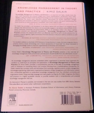 Knowledge Management In Theory and Practice,Used