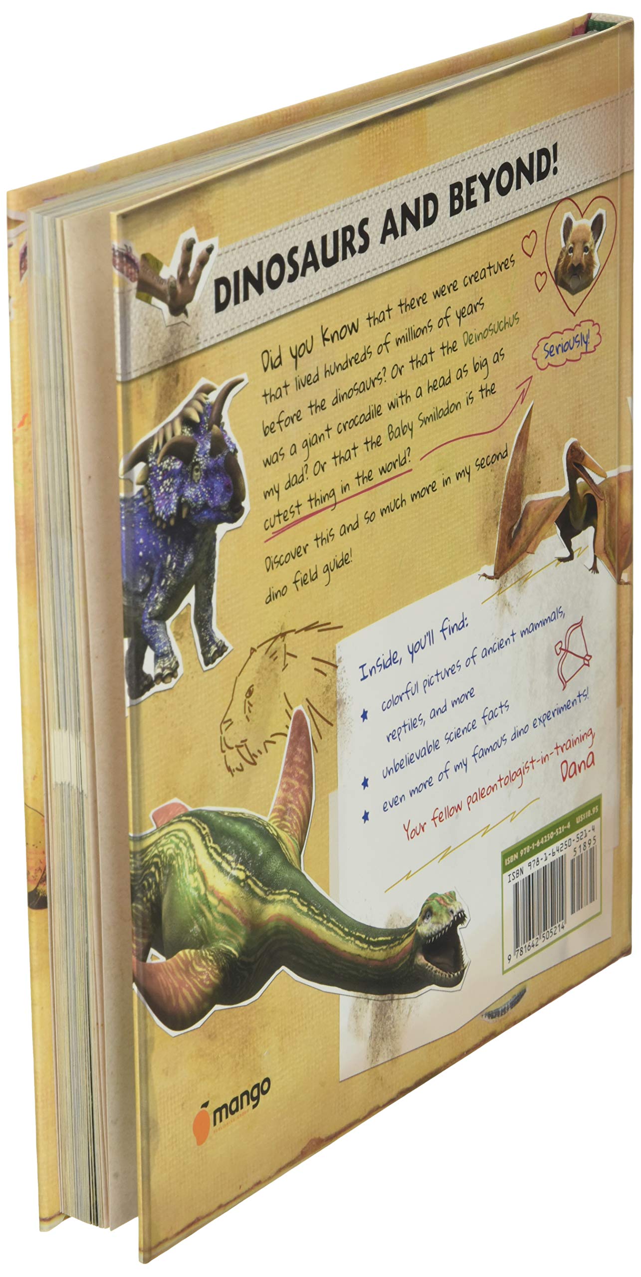 Dino Dana: Dino Field Guide: Pterosaurs And Other Prehistoric Creatures! (Dinosaurs For Kids, Science Book For Kids, Fossils, Pr