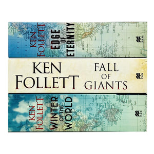 Ken Follett Century Trilogy War Stories Collection 3 Books Set (Fall of Giants, Winter of the World , Edge of Eternity),New