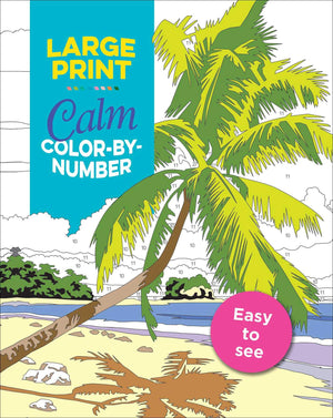 Large Print Calm ColorbyNumber