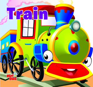 Board Book : Train ( Transport ) - Cutout Board Books