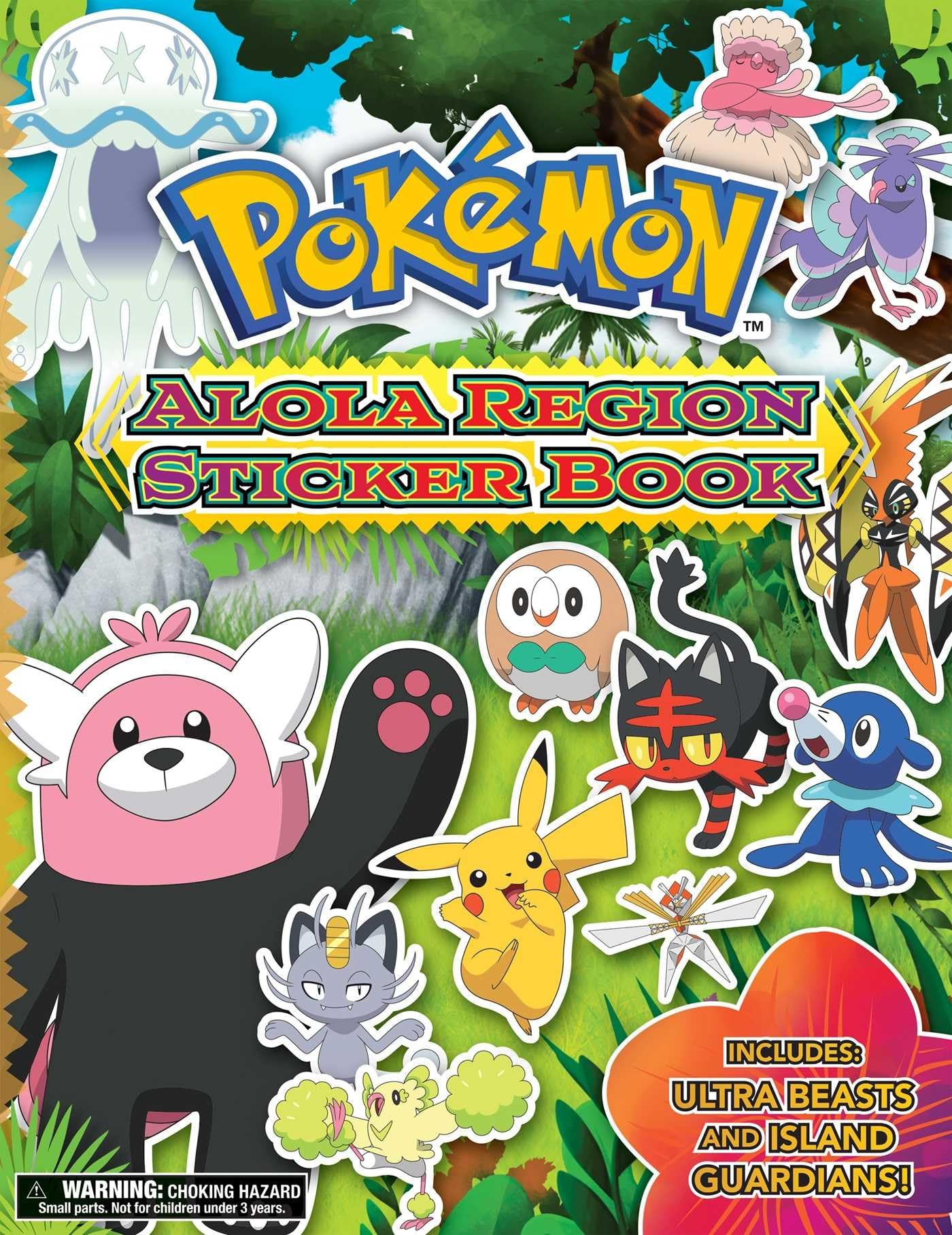 Pokmon Alola Region Sticker Book,New