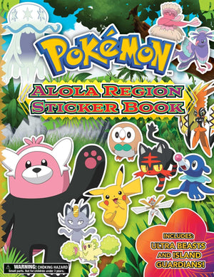 Pokmon Alola Region Sticker Book,New