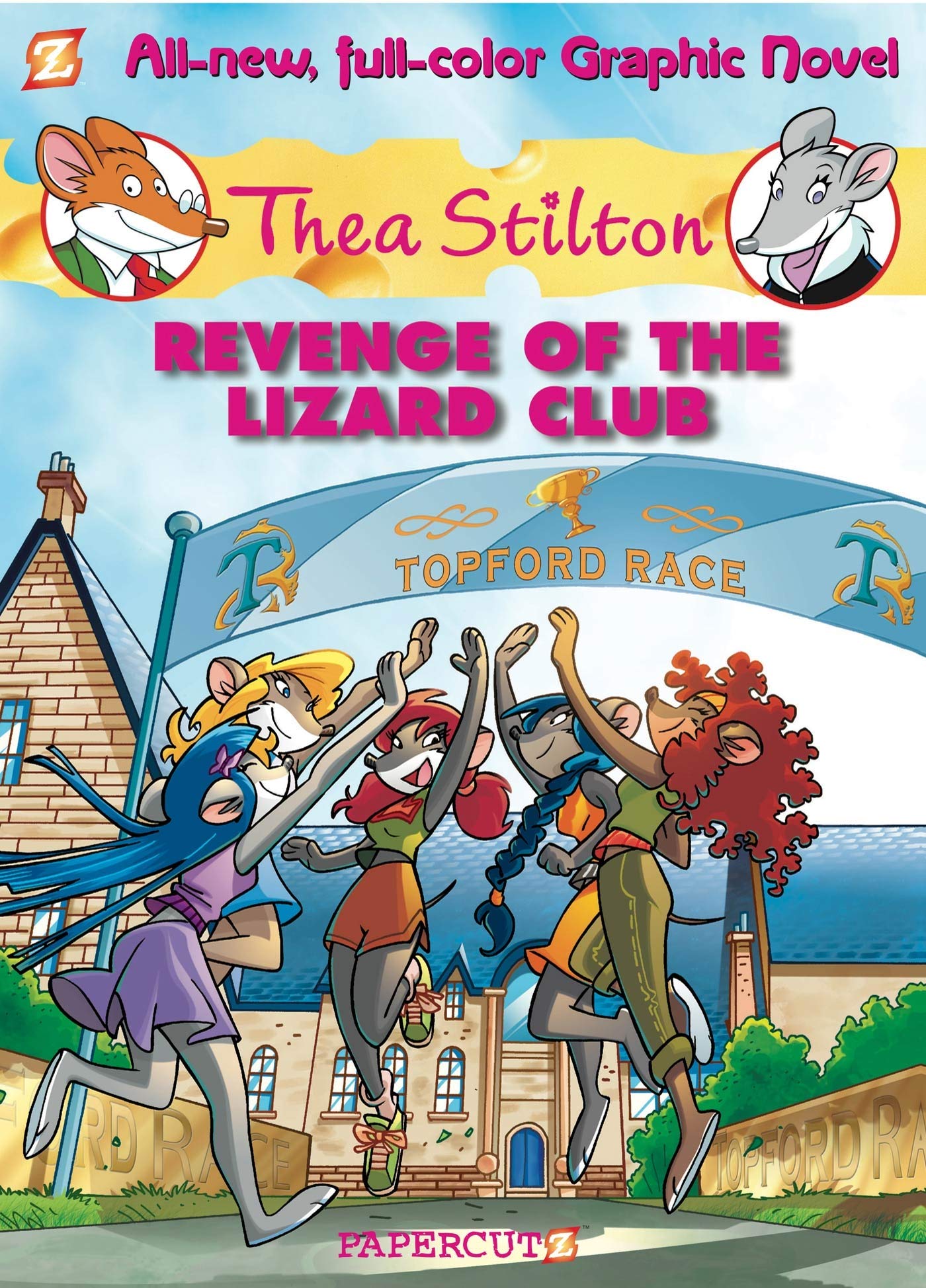 Thea Stilton Graphic Novels #2: Revenge Of The Lizard Club,Used