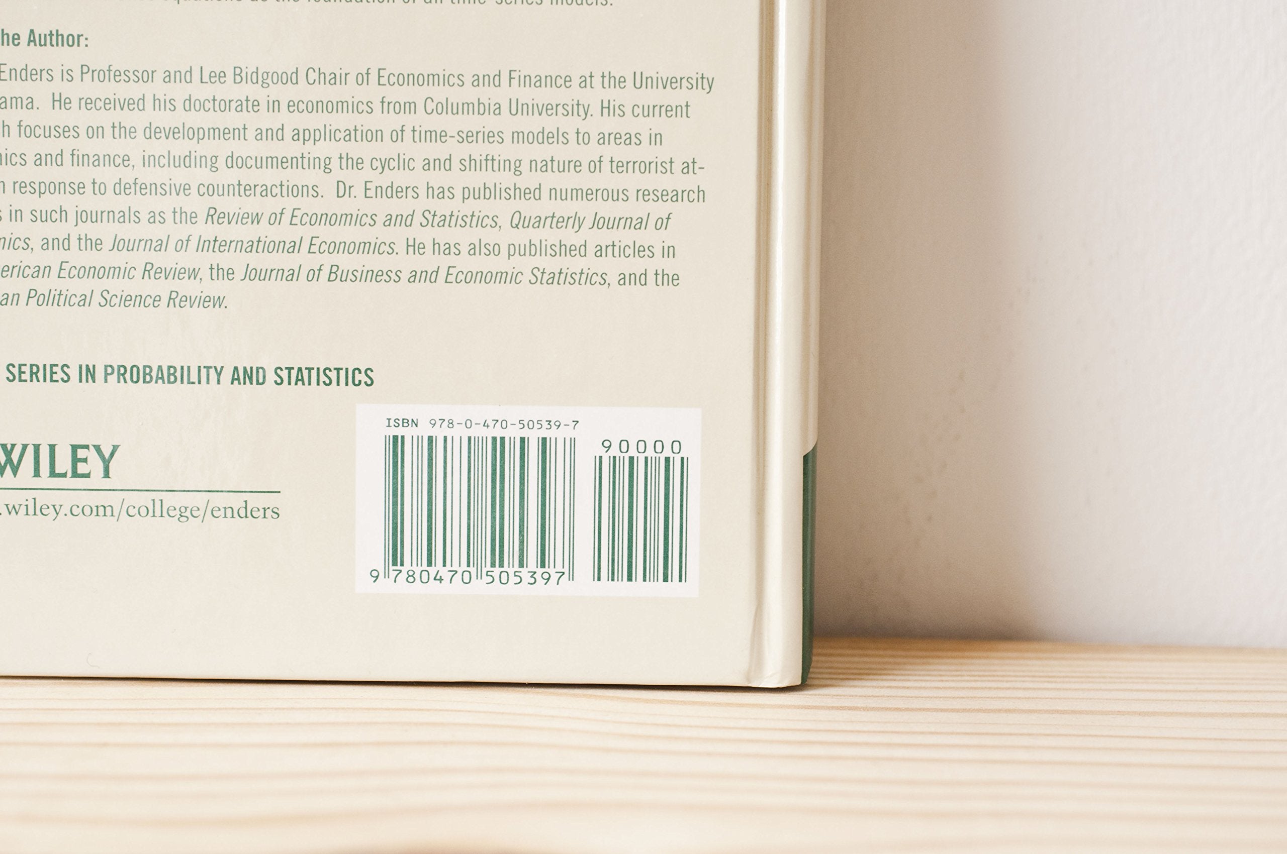 Applied Econometric Time Series,Used