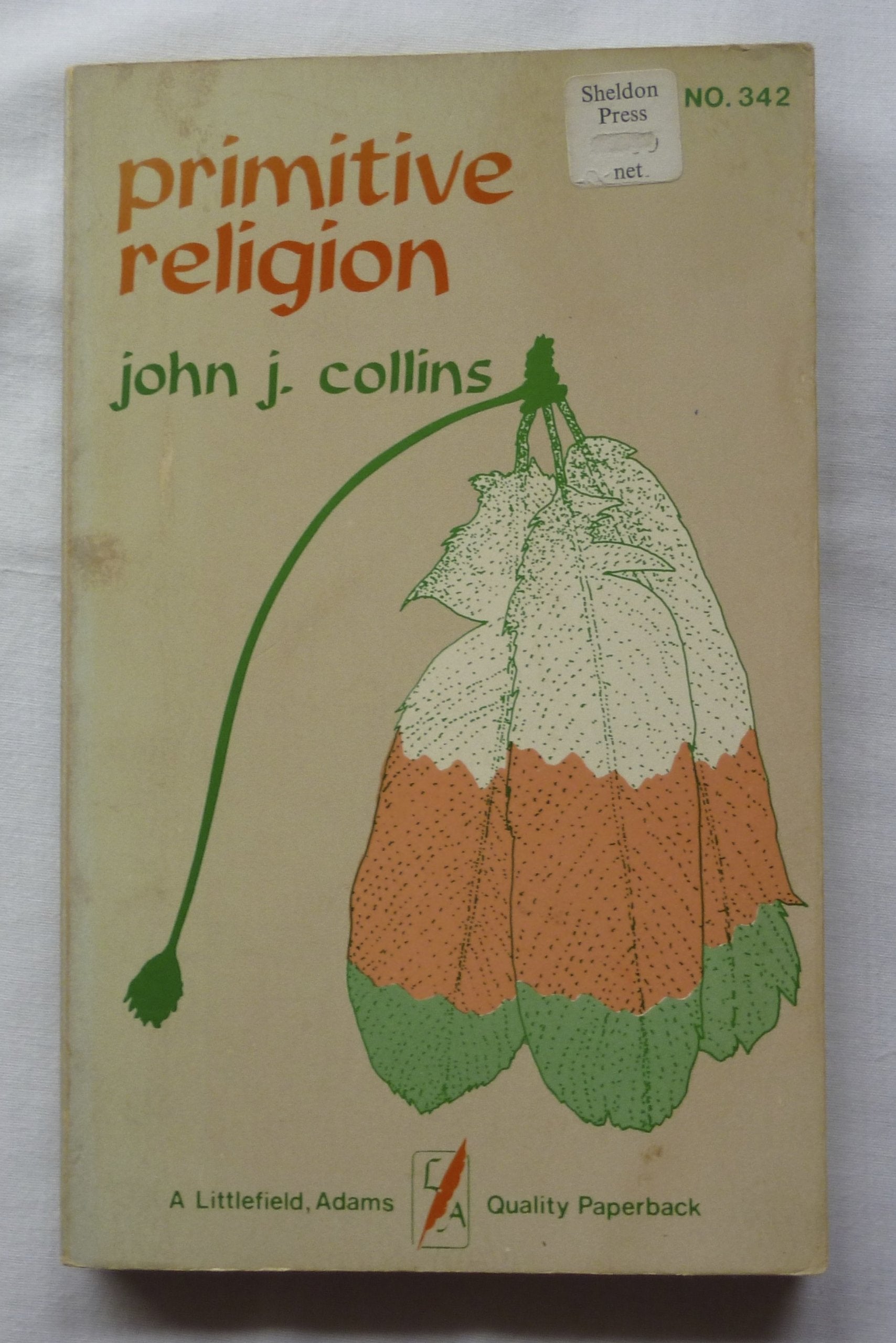 Primitive Religion (A Littlefield, Adams Quality Paperback ; 342),Used