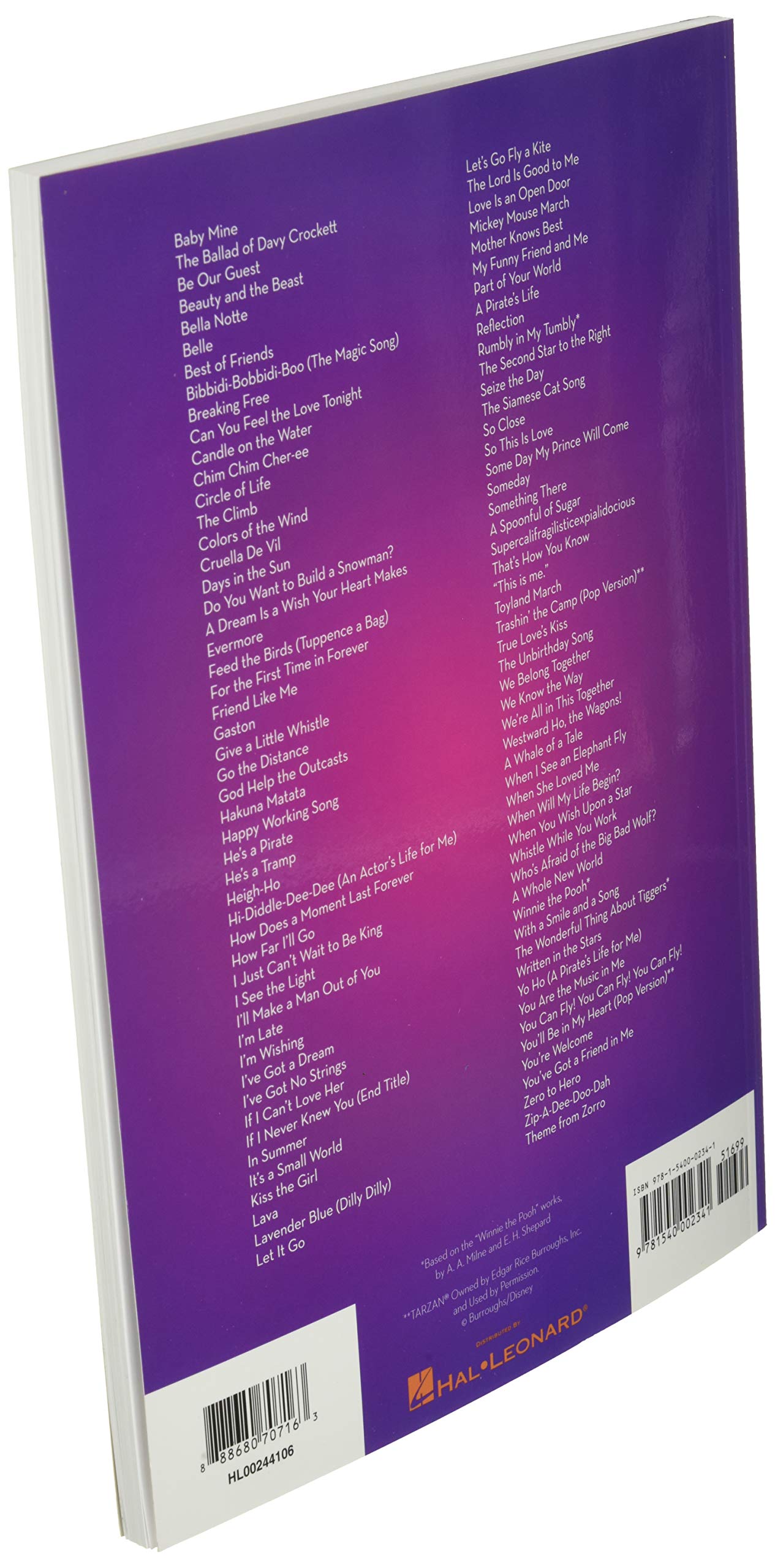 101 Disney Songs for Clarinet  Clarinet Music Book with Arranged Solos from Classic to Contemporary Disney Movies,New