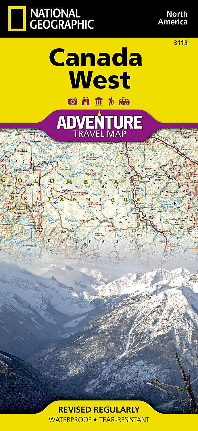 Canada West Map (National Geographic Adventure Map, 3113),New