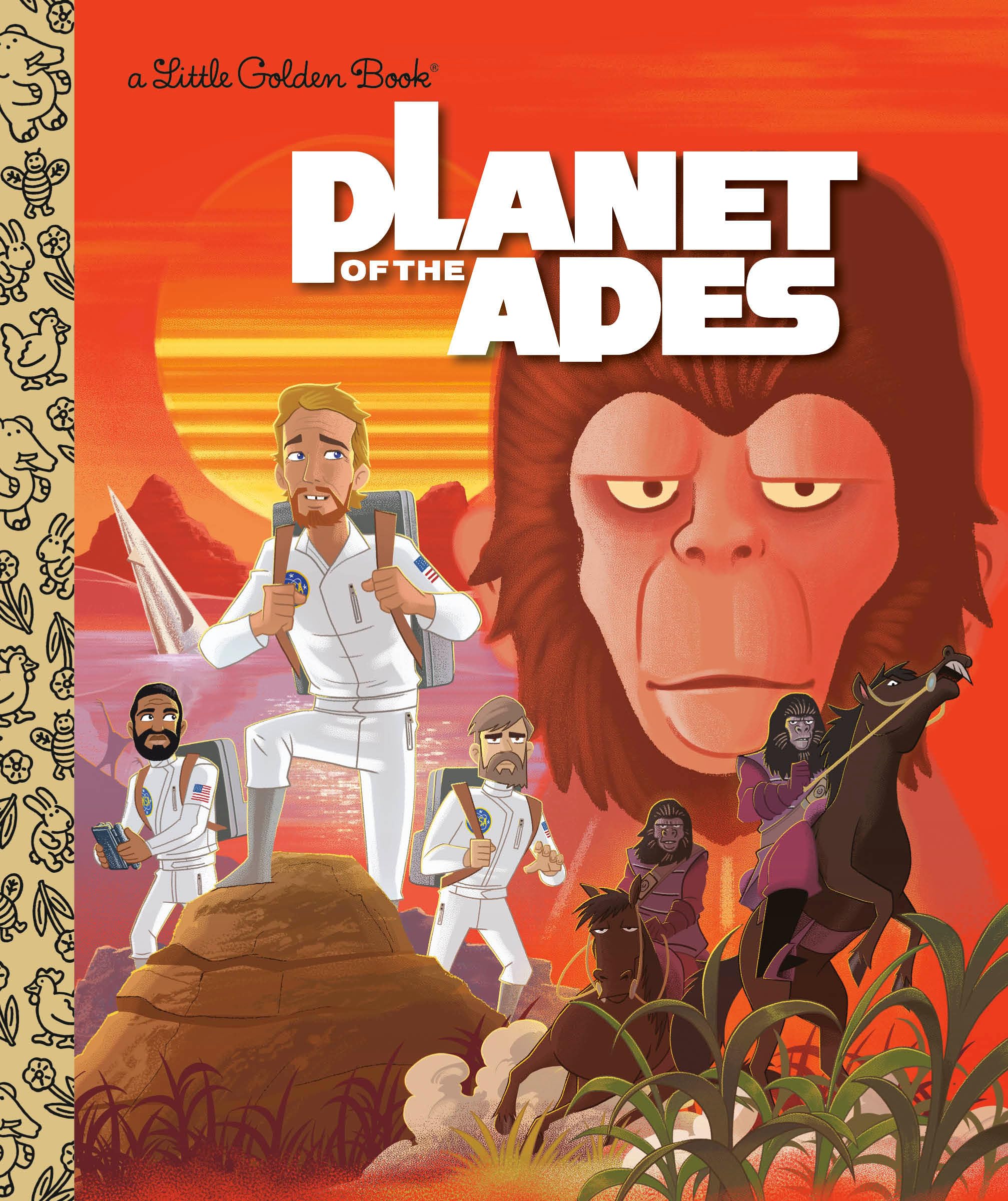 Planet Of The Apes (20Th Century Studios) (Little Golden Book),Used