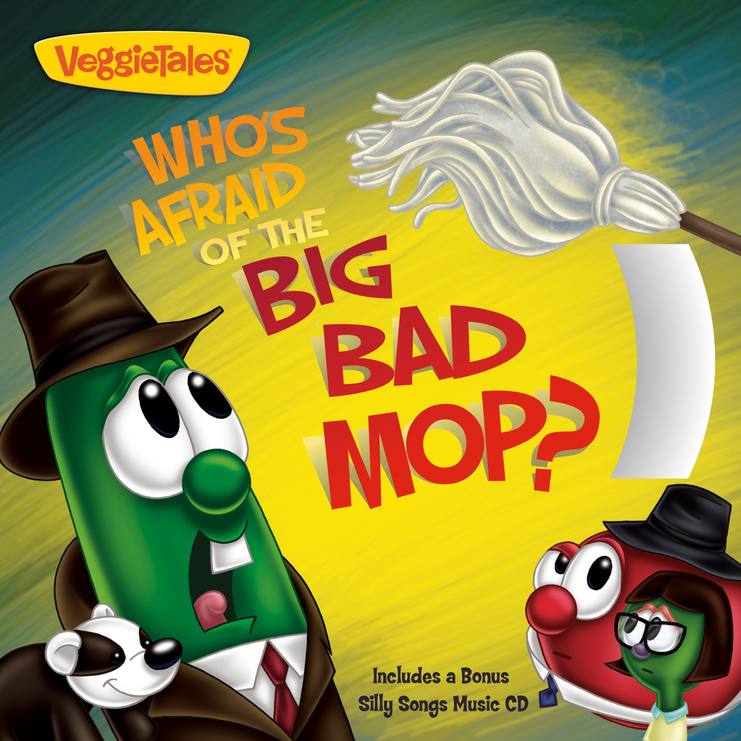 Who'S Afraid Of The Big Bad Mop?: Story Book With Silly Songs Music Cd (Veggietales)