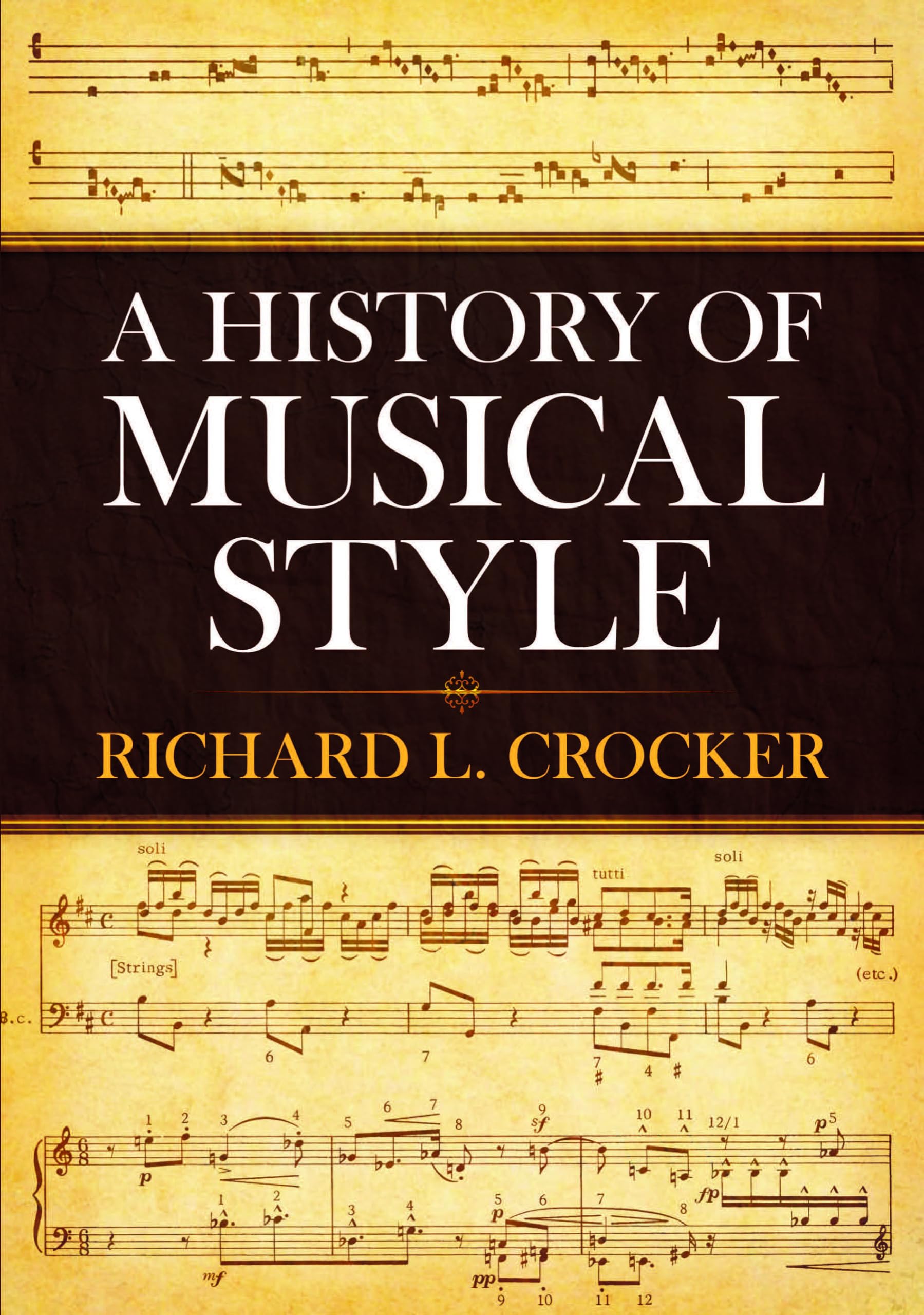 A History of Musical Style (Dover Books On Music: History),Used