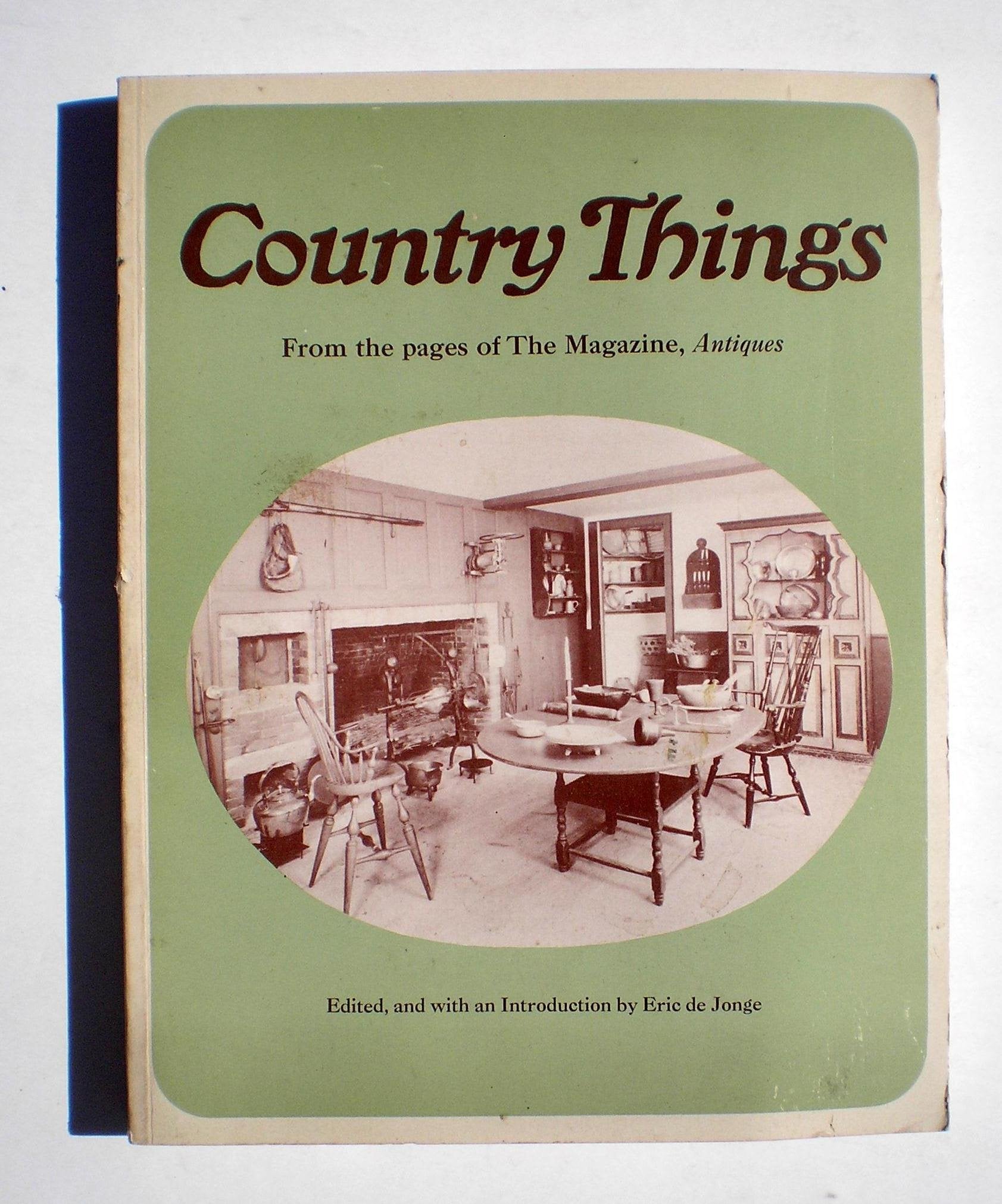 Country things, from the pages of the magazine Antiques,Used