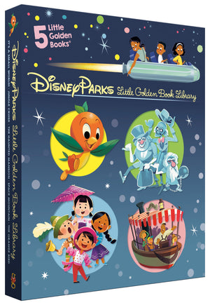 Disney Parks Little Golden Book Library (Disney Classic): It'S A Small World, The Haunted Mansion, Jungle Cruise, The Orange Bir,New