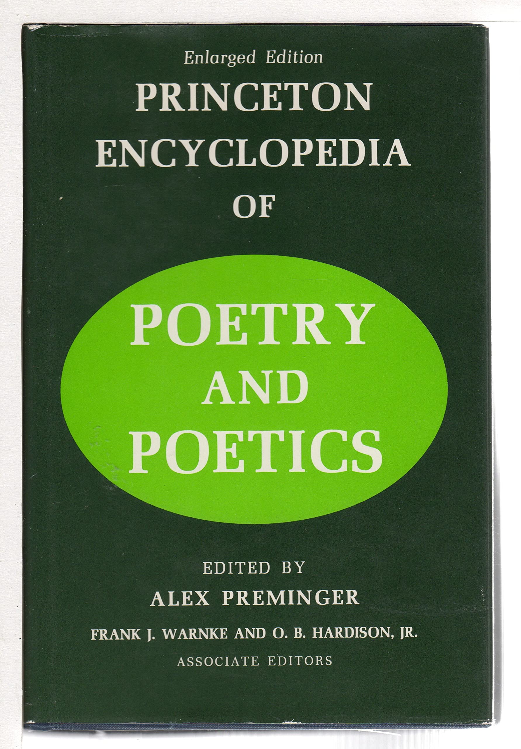 Princeton Encyclopedia of Poetry and Poetics, 2nd Revised & Enlarged Edition,Used