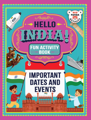 Hello India! Fun India Activity Book: Important Dates And Events