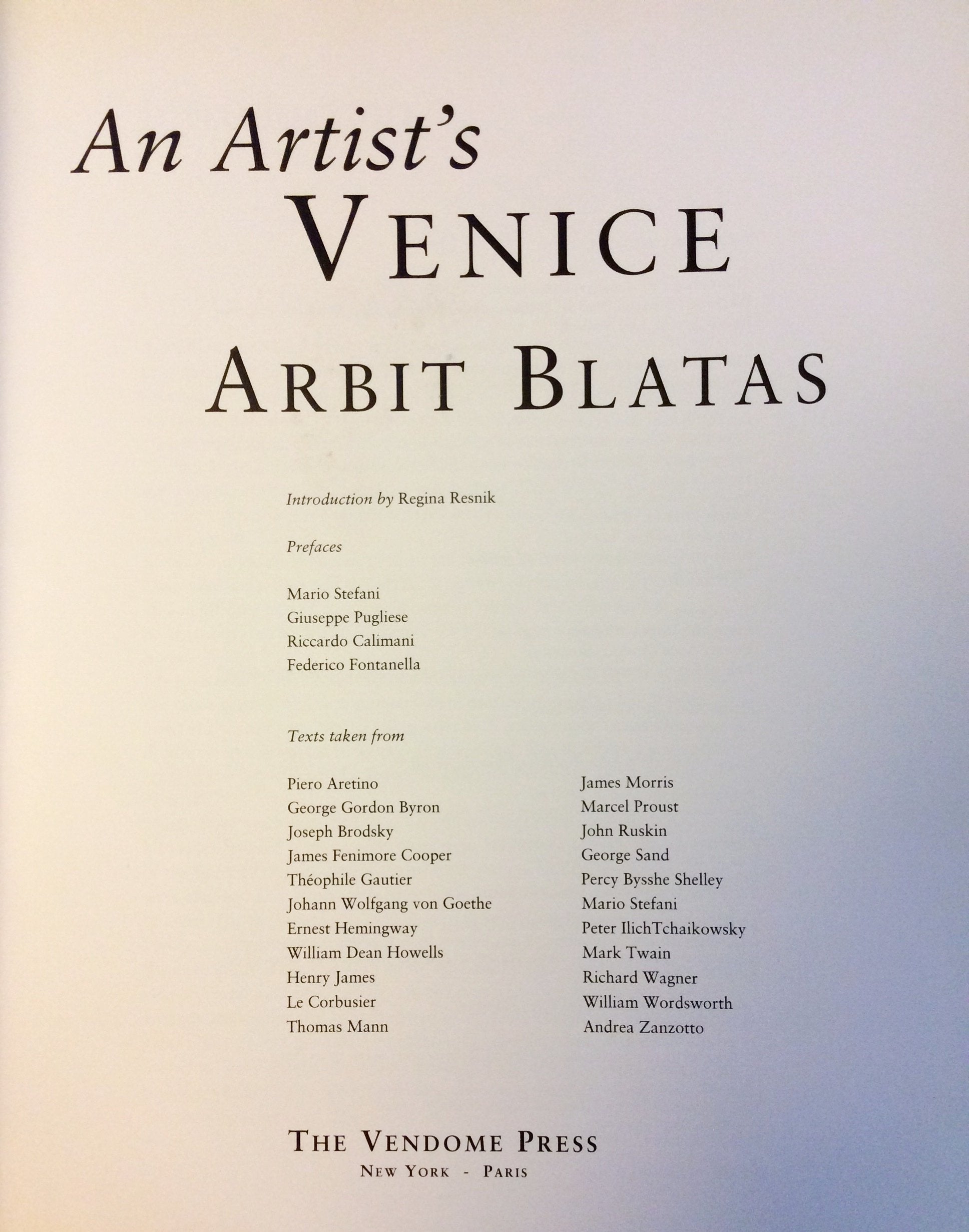 An Artist's Venice,Used