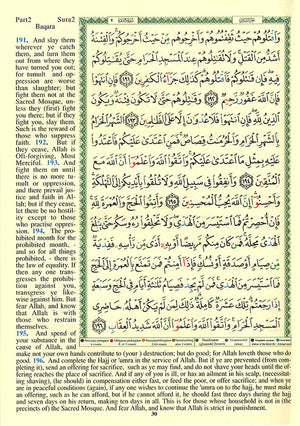 Tajweed Qur'an (Whole Qur an, With English Translation),New