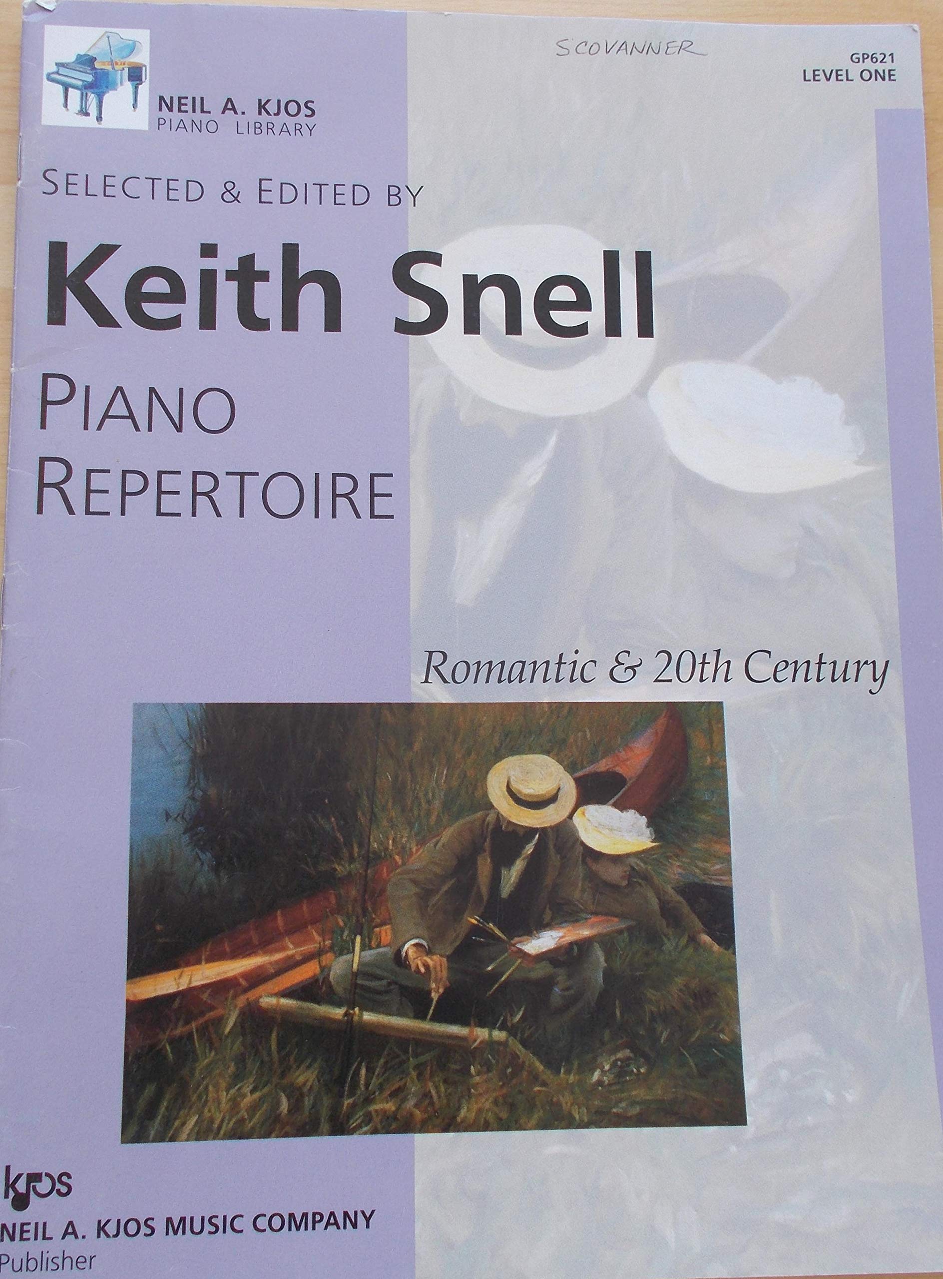 GP621  Piano Repertoire: Romantic & 20th Century, Level 1,New