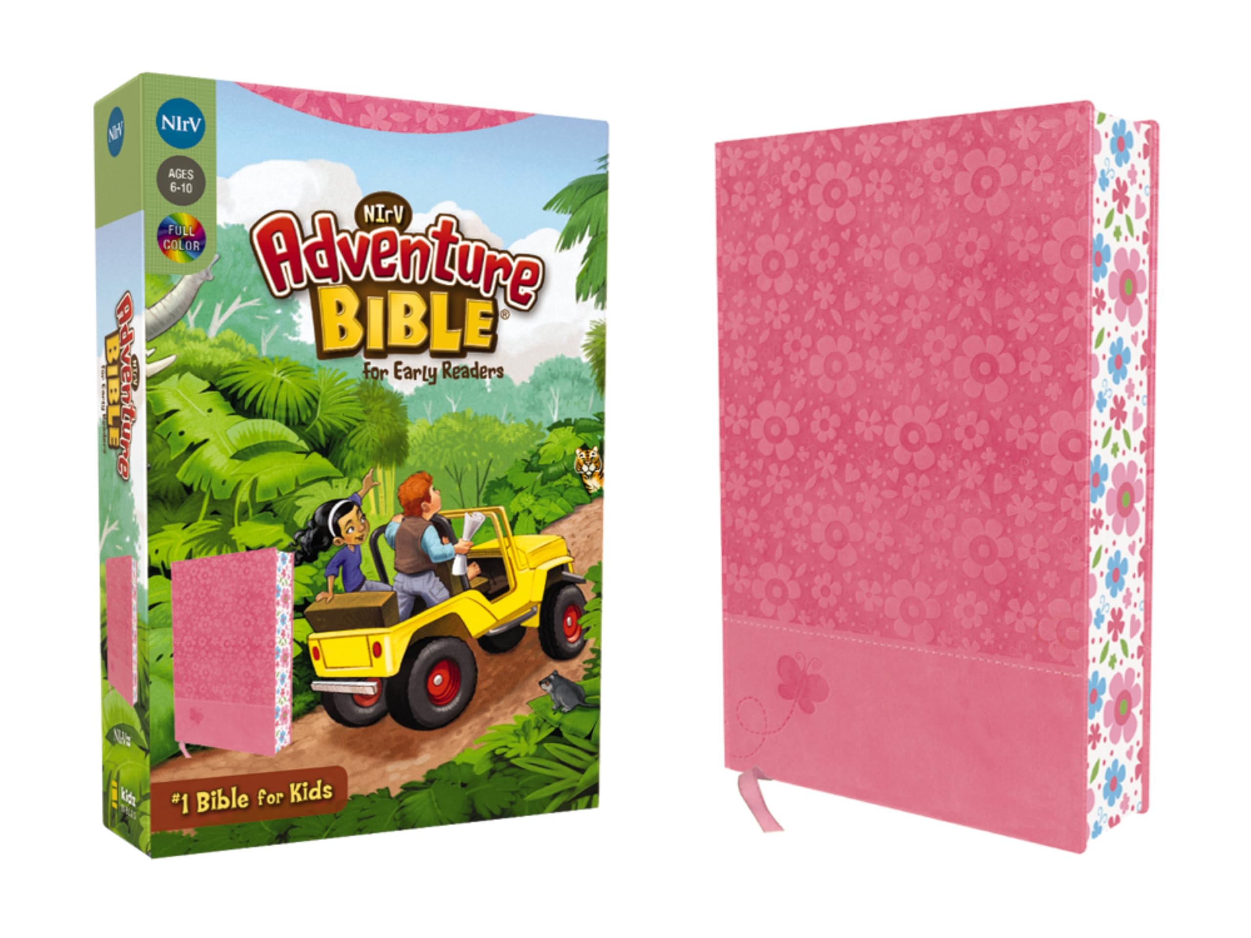 Nirv, Adventure Bible For Early Readers, Leathersoft, Pink, Full Color