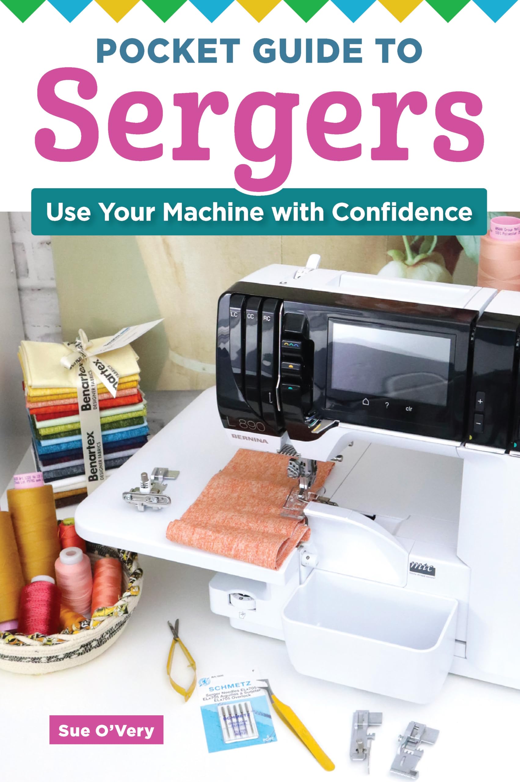 Pocket Guide to Sergers: Use Your Machine with Confidence (Landauer) How to Use a Serger  Gathering, Cording, Cover Stitching,