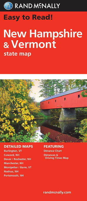 Easy To Read: New Hampshire, Vermont (Rand Mcnally Easy to Read!),Used