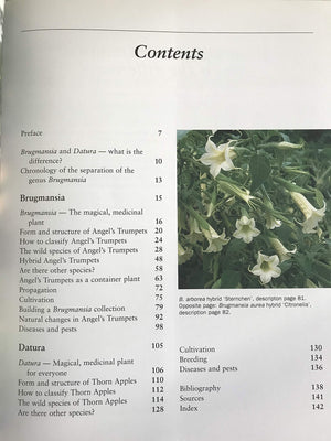 Brugmansia and Datura: Angel's Trumpets and Thorn Apples,Used