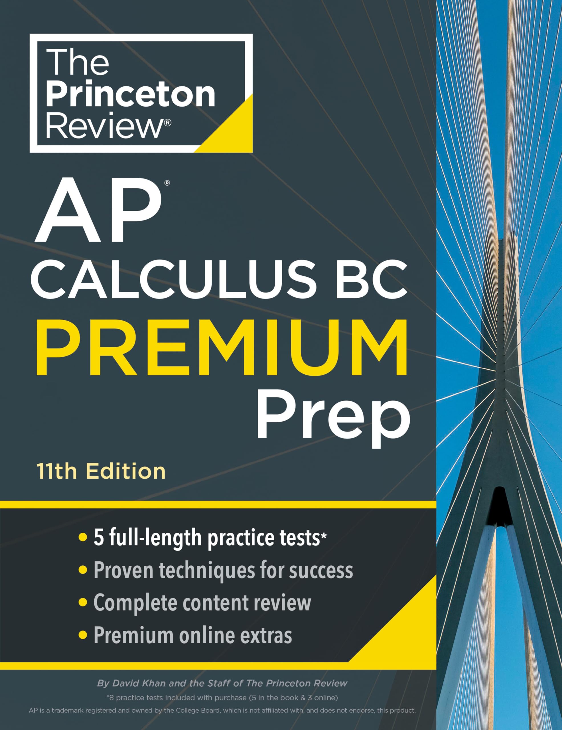 Princeton Review Ap Calculus Bc Premium Prep, 11Th Edition: 5 Practice Tests + Complete Content Review + Strategies & Techniques,Used