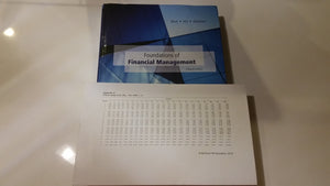 Foundations of Financial Management with Time Value of Money card (The Mcgrawhill / Irwin Series in Finance, Insurance, and Rea,Used