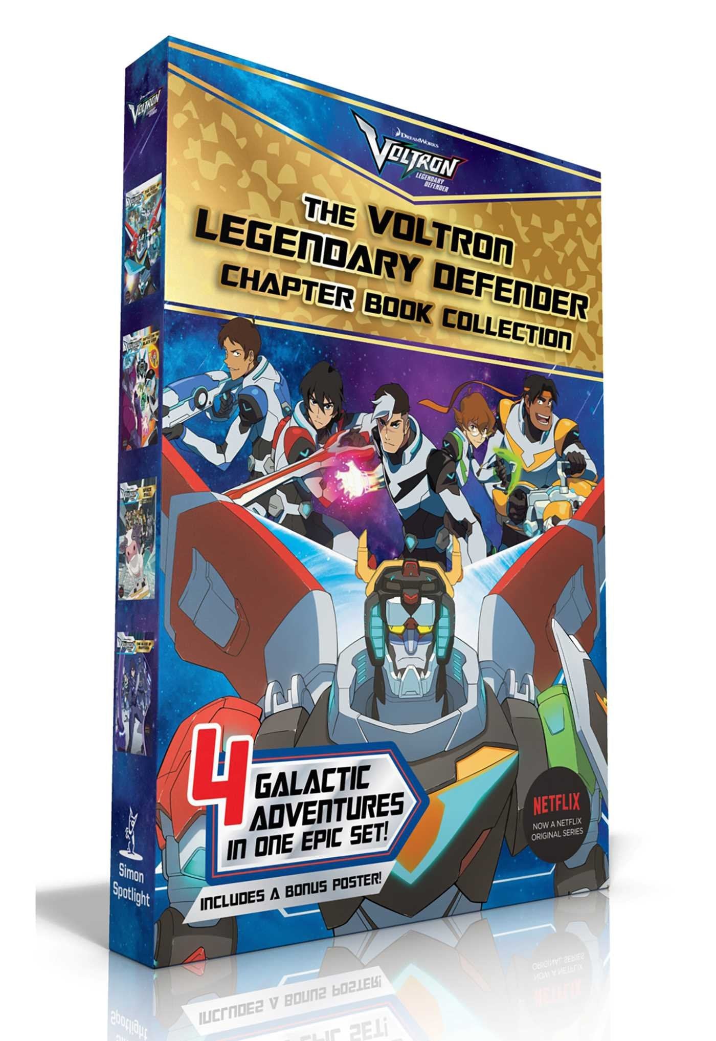 The Voltron Legendary Defender Chapter Book Collection: The Rise of Voltron; Battle for the Black Lion; Space Mall; The Blade of,Used