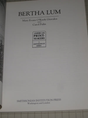 Bertha Lum (American Printmakers: A Smithsonian Series),New