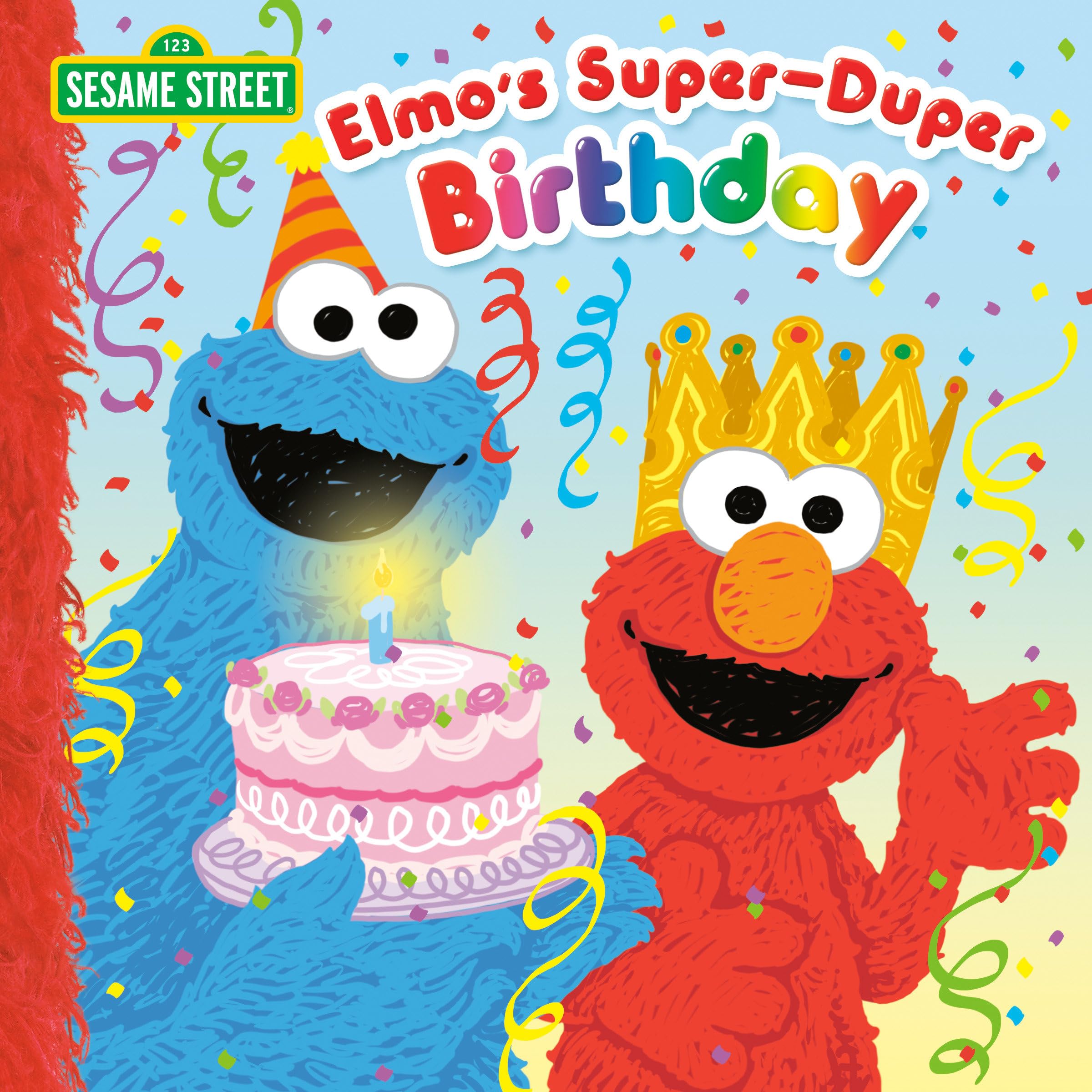 Elmos Super-Duper Birthday (Sesame Street) (Pictureback)-Like New Condition