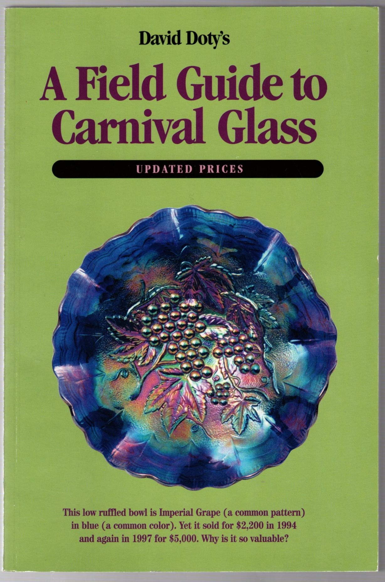 A Field Guide To Carnival Glass,Used