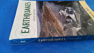 Earthquakes, Fifth Edition,Used