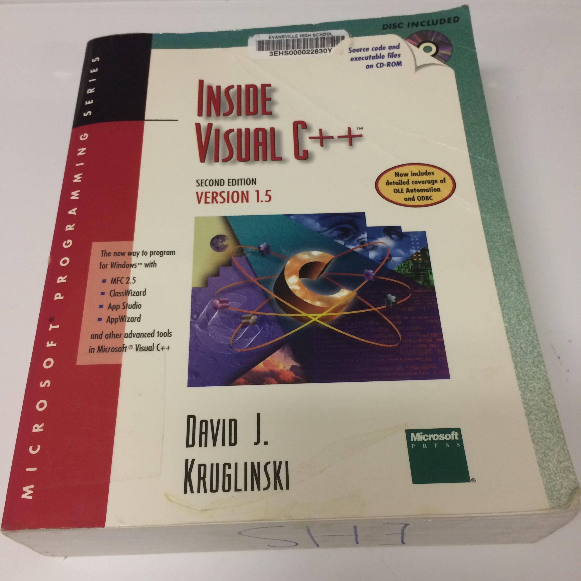 Inside Visual C++, Version 1.5 (Microsoft Programming Series),Used