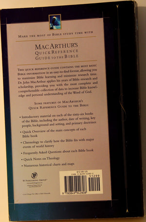 Macarthur's Quick Reference Guide To The Bible,Used