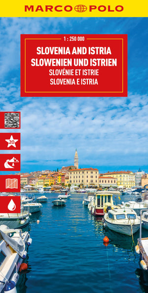 Slovenia And Istria Marco Polo Map