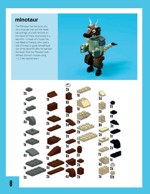 Brick Beasts: 40 Clever & Creative Ideas to Make from Classic Lego (Brick Builds Series),Used