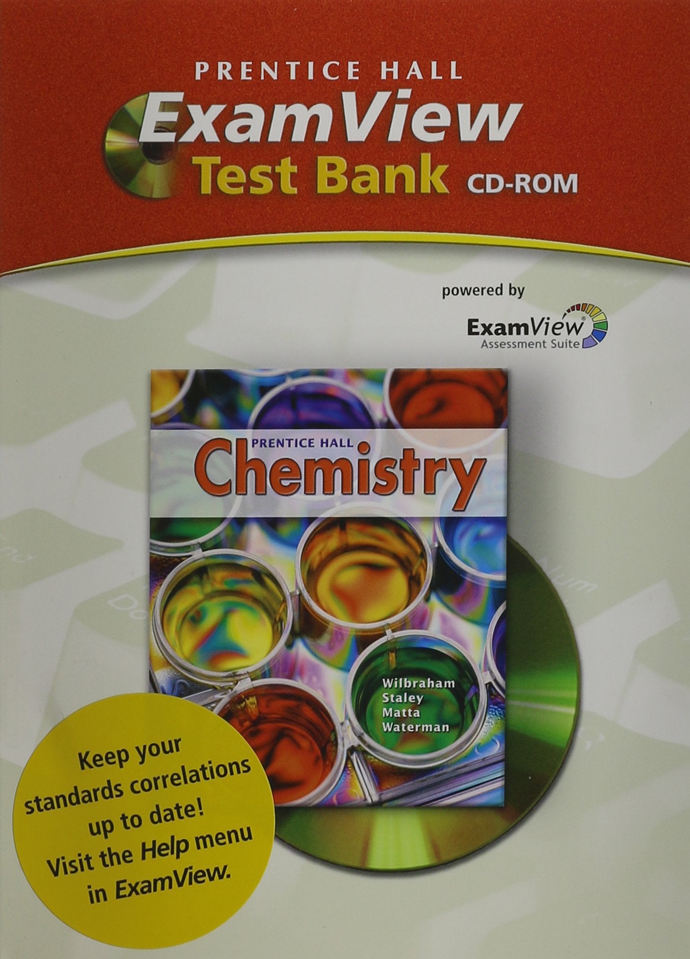 Prentice Hall Chemistry Exam View Test Bank CDROM,Used