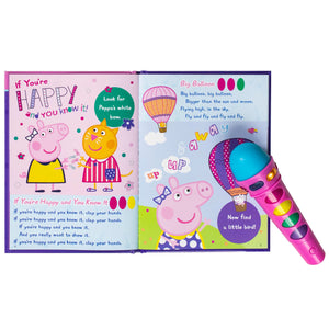 Peppa Pig  Sing with Peppa! Microphone and Look and Find Sound Activity Book Set  PI Kids (PlayASong),Used