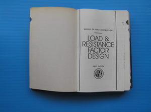 AISC Manual of Steel Construction: Load and Resistance Factor Design, Third Edition (LRFD 3rd Edition),Used